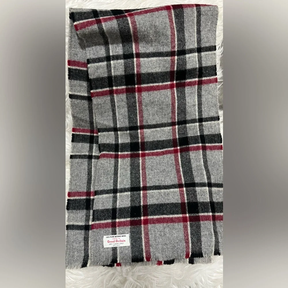 Merino 100% Wool Scarf made in Great Britain